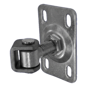 Charnière réglable de portail M20 en acier avec base 120×75 mm