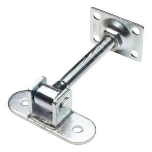 Paumelle réglable de portail PSG M16 avec platine 115×40 mm et chape 75×55×3 mm