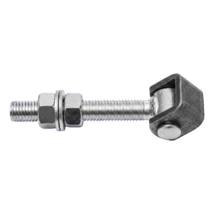 Gond réglable de portail M20 long galvanisé – 180 mm