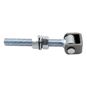 PSG charnière de portail en acier réglable M16 avec circlips – galvanisée, 150 mm