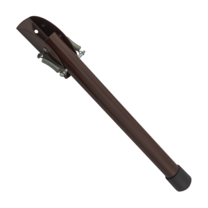 Pied de blocage de porte à ressort 320 mm bronze – butoir pour portes et portails