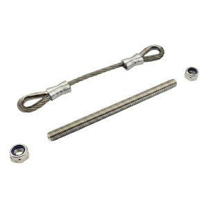 PSG câble de sécurité en acier inoxydable pour portail battant 200 mm