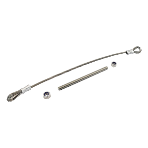 Câble de sécurité PSG en acier inoxydable pour portail battant 500 mm ø6