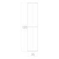 PSG zawias toczony bramowy fi 35×120 mm do bram skrzydłowych 001-482 (2)
