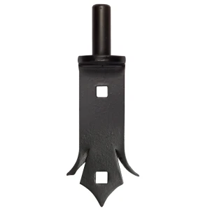 Pivot de charnière à sangle décoratif Ø 14 mm pour portails battants – à visser