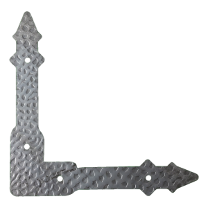 Postal – renforcement d'angle décoratif en acier pour portail 200×200 mm