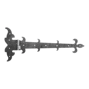 Postal – charnière décorative à bande gauche en acier 525 × 225 mm