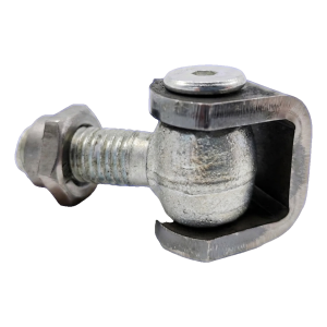 Charnière réglable PSG pour rivet écrou M12 – acier galvanisé pour portillons et portails