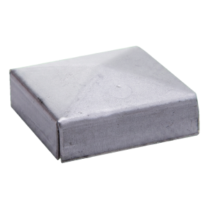 Postal – chapeau pyramidal en acier pour poteau de clôture 200×200 mm