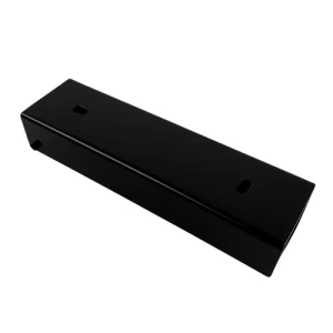Cornière de liaison support pour soubassement 200x55 noir
