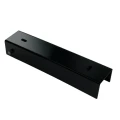 Profil en U connecteur support pour soubassement 200x50 noir GPV-700-32 (1)