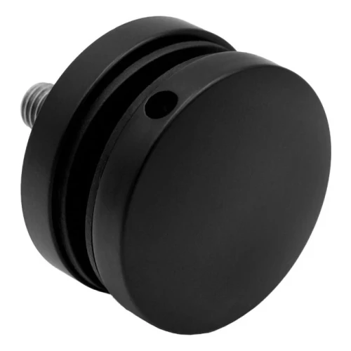 Support ponctuel pour verre 8-17,52 mm ø 50/8/M10x50 AISI 304 système plan noir 000-505 (1)