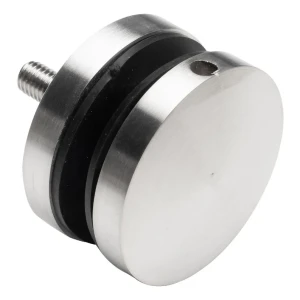 Fixation ponctuelle pour verre 8-17,52 mm fi 50/8/M8x45 AISI 304 système plat satiné