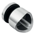 Fixation ponctuelle pour verre 6-12mm ø 30/13/M8x40 AISI304 système 42,4 satiné 000-521 (2)