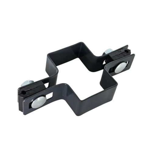 Collier intermédiaire pour panneaux de clôture 60x40 anthracite graphite GPV-700-01 (1)