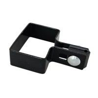 Collier d'extrémité pour panneaux de clôture 60x40 noir
