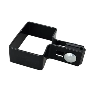 Collier d'extrémité pour panneaux de clôture 60x40 noir
