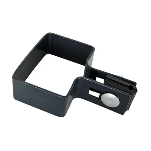 Collier de fixation terminal pour panneaux de clôture 40x60 anthracite graphite GPV-700-11 (1)