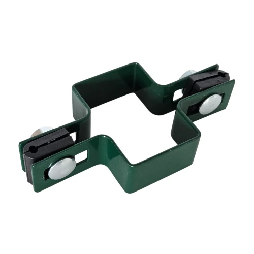Collier intermédiaire pour panneaux de clôture 40x60 mm vert GPV-700-03 (1)