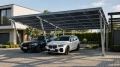 Carport Photovoltaïque VICA pour 3 véhicule Abri Solaire 2+1 modules GPV-105-09 (2)