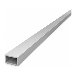 Tube aluminium rectangulaire 15×25×2 mm – profil creux EN AW-6060, L=2000 mm