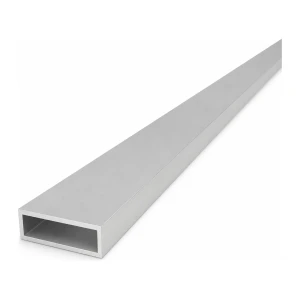 Tube aluminium rectangulaire 15×40×2 mm – profil creux fermé EN AW-6060, L=2000 mm