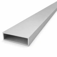 Tube aluminium rectangulaire 20×70×2 mm – profil creux EN AW-6060, L=2000 mm