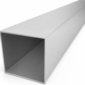 Tube aluminium carré 80×80×2 mm – profil creux L=2000 mm