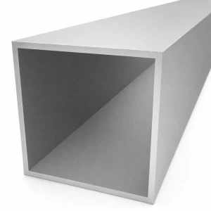 Tube aluminium carré 100×100×4 mm – profil fermé L=2000 mm