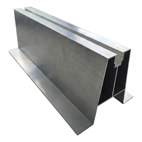 Cavalier trapézoïdal aluminium H100 L330 avec joint EPDM 2 mm pour montage PV 001-778 (1)