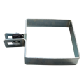 Collier de finition pour panneaux de clôture 100x100 mm galvanisé 000-781 (4)