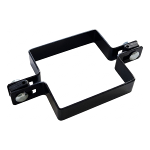 Collier intermédiaire pour panneaux de clôture 100x100 mm noir