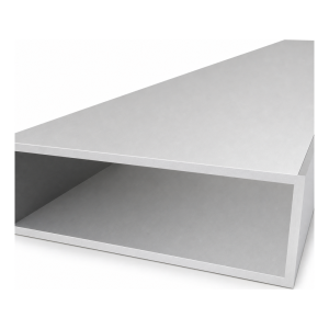 Tube aluminium rectangulaire 50×150×4 mm – profil fermé EN AW-6060, L=2000 mm
