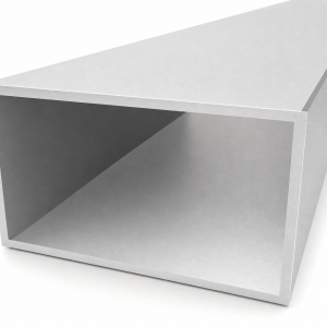 Tube aluminium rectangulaire 80×140×4 mm – profilé creux L=2000 mm EN AW-6060