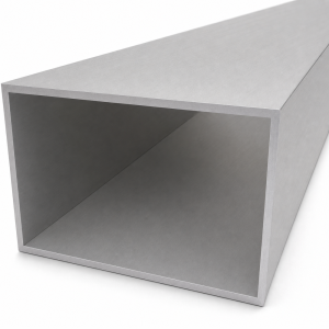 Tube aluminium rectangulaire 80×120×3 mm EN AW-6060 – longueur 2000 mm