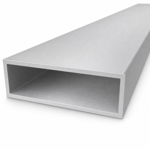 Tube aluminium rectangulaire 40×120×4 mm – profil creux EN AW-6060, L=2000 mm