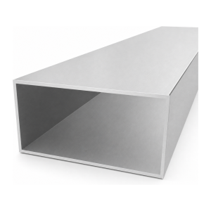 Tube aluminium rectangulaire 100×200×4 mm – profil fermé L=2000 mm