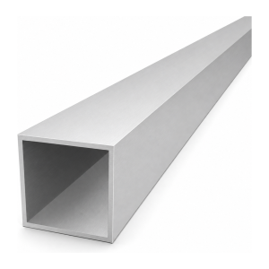 Tube aluminium carré 45×45×2 mm EN AW-6060 – longueur 2000 mm