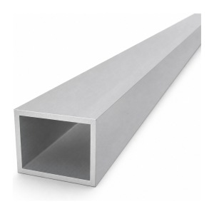 Tube aluminium rectangulaire 40×50×3 mm EN AW-6060, longueur 2000 mm