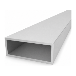 Tube aluminium rectangulaire 40×100×4 mm – profil fermé EN AW-6060, L=2000 mm