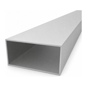 Tube aluminium rectangulaire 50×100×2 mm – profilé creux EN AW-6060 L=2000 mm