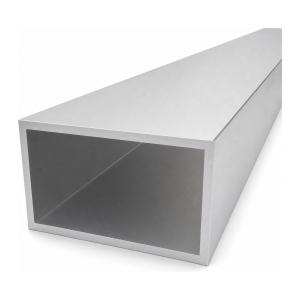Tube aluminium rectangulaire 60×100×4 mm – profil creux EN AW-6060, L=2000 mm