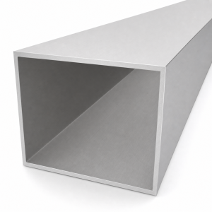 Tube aluminium rectangulaire 80×100×3 mm – profil fermé L=2000 mm