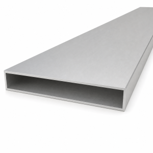 Tube aluminium rectangulaire 20×120×2 mm – profilé creux, longueur 2000 mm