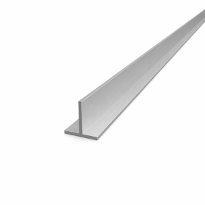 Profilé en T aluminium 25×25×2 mm – profil T EN AW-6060, L=2000 mm