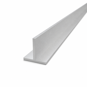 Profilé en T aluminium 40×40×4 mm profil T EN AW-6060, longueur 2000 mm