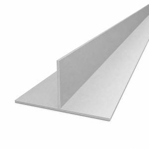 Té aluminium EN AW-6060 – profilé T 100×50×2 mm, longueur 2000 mm