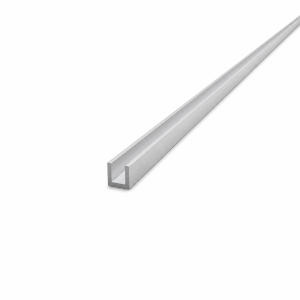 Cornière aluminium 10×10×1,5 mm – profilé C/U, longueur 2000 mm, EN AW-6060