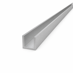 Cornière aluminium 25×25×3 mm – profilé C/U EN AW-6060 L=2000 mm