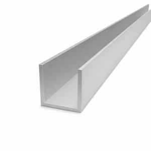 Cornière aluminium 40×40×3 mm – profil C/U EN AW-6060, L=2000 mm